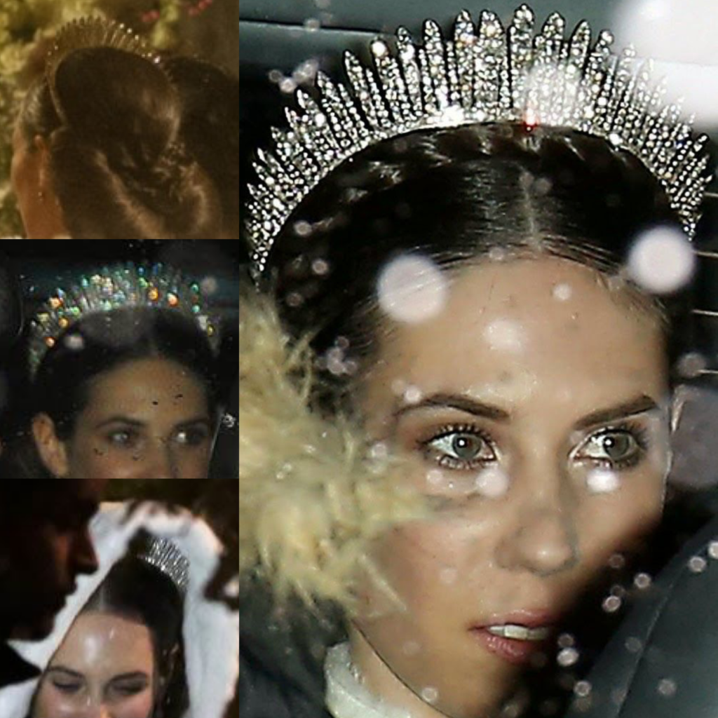 The Monaco Diamond Fringe Tiaras - Tatiana Santo Domingo