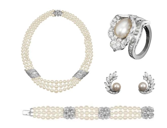 Grace Kelly's Van Cleef and Arpels Pearl Parure - Princess Grace of Monaco