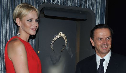 Princess Charlene of Monaco's Van Cleef and Arpels Ocean Tiara