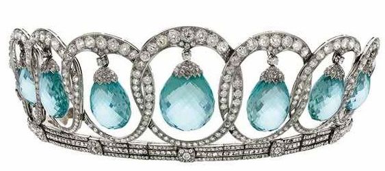 The Grand Duchess Vladimir Tiara - Bulgari Aquamarine Tiara