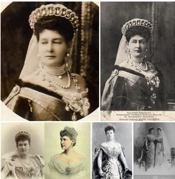 The Grand Duchess Vladimir Tiara - Grand Duchess Maria Pavlovna, the Grand Duchess Vladimir