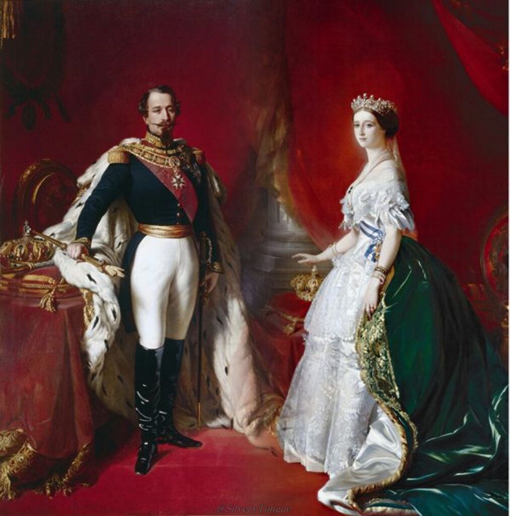 Empress Eugenie's Emeralds - Empress Eugenie and Napoleon III 