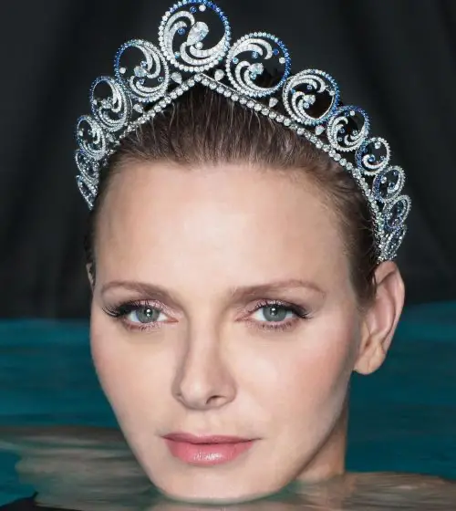 Princess Charlene of Monaco's Van Cleef and Arpels Ocean Tiara 