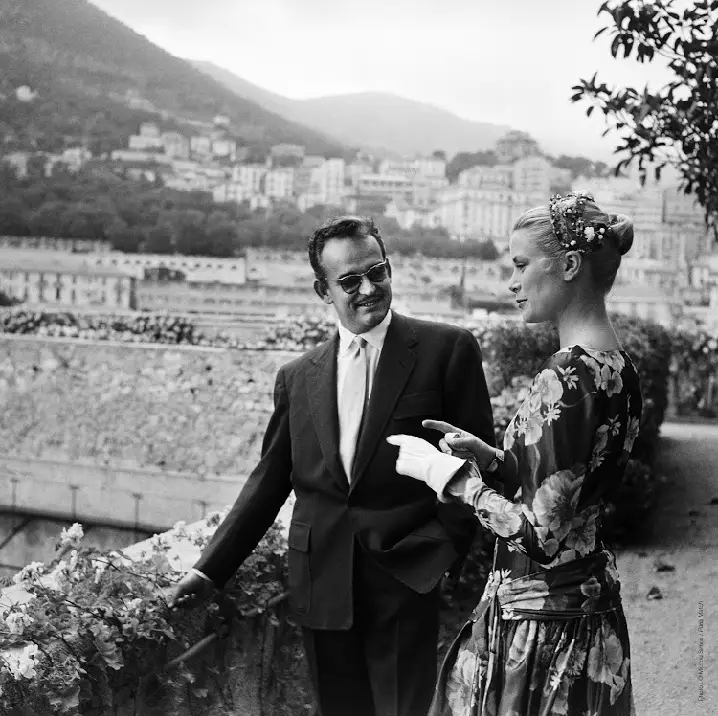 Grace Kelly's Engagement Ring (s) - Prince Rainier of Monaco and Grace Kelly - 1955 Paris Match