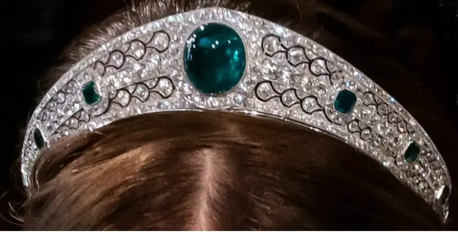 Meghan Markle Duchess of Sussex Wedding Tiara The True Story - The Greville Emerald Kokoshnik Tiara 1